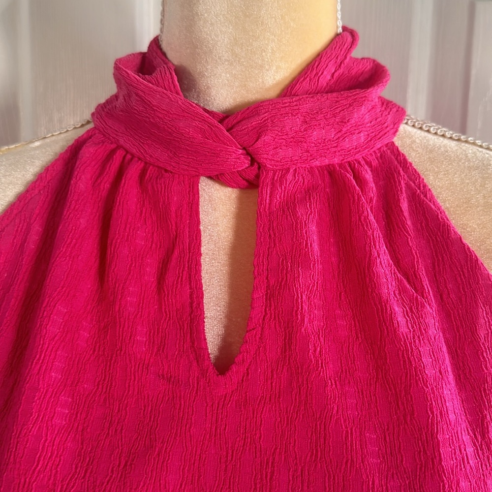 Anne Klein Twist  Halter Top Size L - Picture 3 of 12